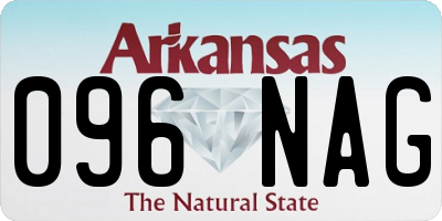 AR license plate 096NAG