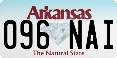 AR license plate 096NAI