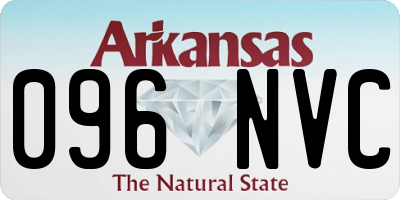 AR license plate 096NVC