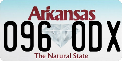 AR license plate 096ODX