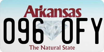AR license plate 096OFY