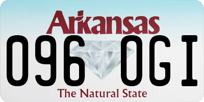 AR license plate 096OGI