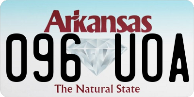 AR license plate 096UOA
