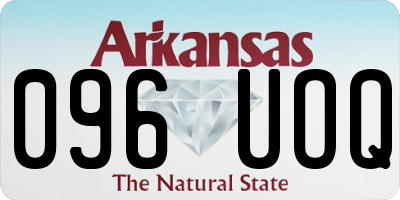 AR license plate 096UOQ