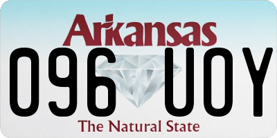 AR license plate 096UOY