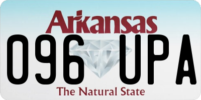 AR license plate 096UPA