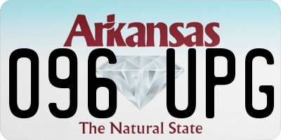 AR license plate 096UPG