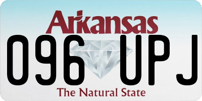 AR license plate 096UPJ