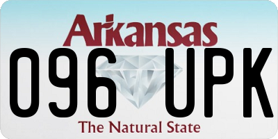 AR license plate 096UPK