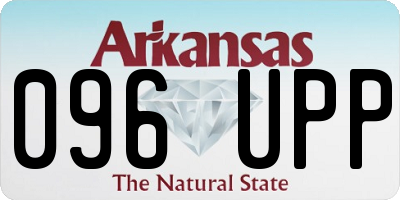 AR license plate 096UPP