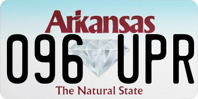 AR license plate 096UPR