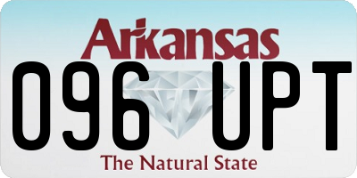 AR license plate 096UPT