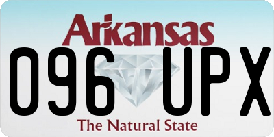 AR license plate 096UPX
