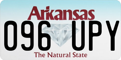 AR license plate 096UPY