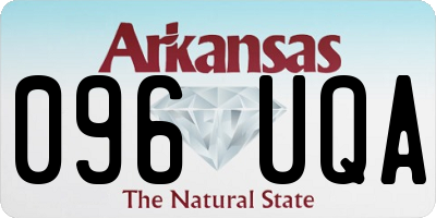 AR license plate 096UQA