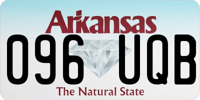 AR license plate 096UQB