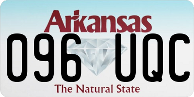 AR license plate 096UQC