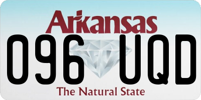 AR license plate 096UQD