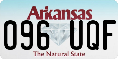 AR license plate 096UQF