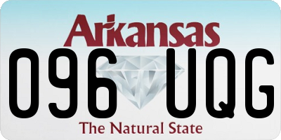 AR license plate 096UQG