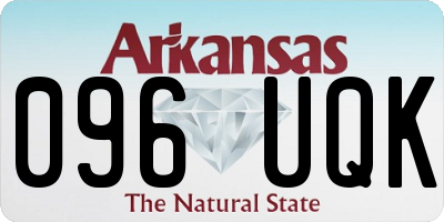 AR license plate 096UQK