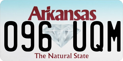 AR license plate 096UQM