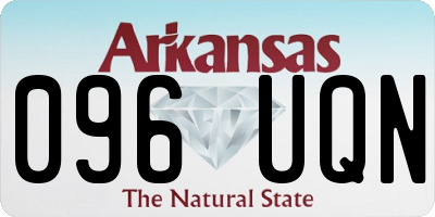 AR license plate 096UQN