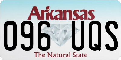 AR license plate 096UQS