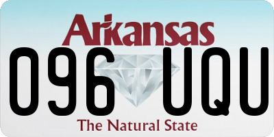 AR license plate 096UQU