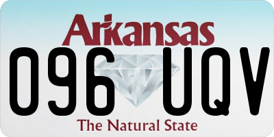 AR license plate 096UQV