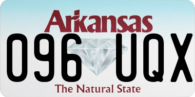AR license plate 096UQX