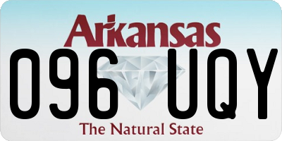 AR license plate 096UQY