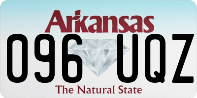 AR license plate 096UQZ