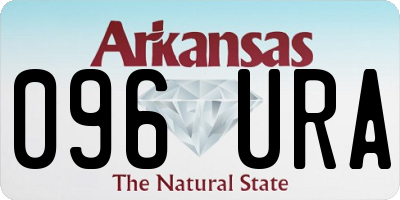 AR license plate 096URA