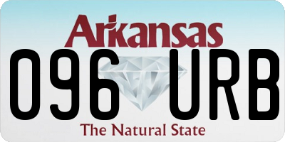 AR license plate 096URB