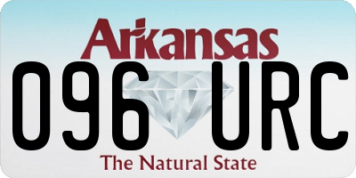 AR license plate 096URC