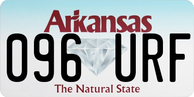 AR license plate 096URF