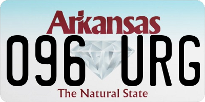 AR license plate 096URG