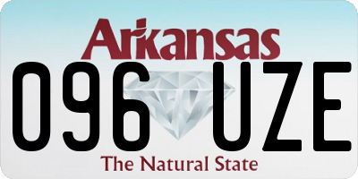 AR license plate 096UZE