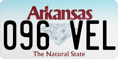 AR license plate 096VEL