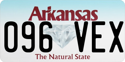 AR license plate 096VEX