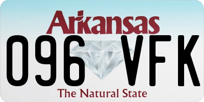 AR license plate 096VFK