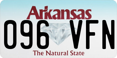 AR license plate 096VFN