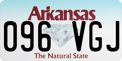 AR license plate 096VGJ
