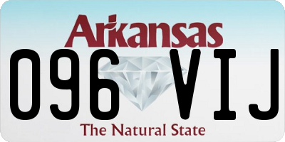 AR license plate 096VIJ