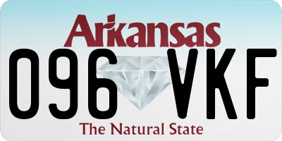 AR license plate 096VKF