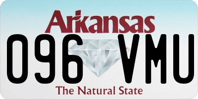 AR license plate 096VMU