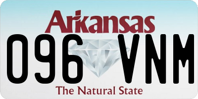 AR license plate 096VNM