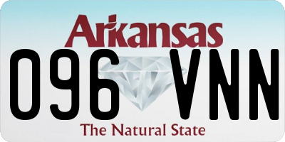 AR license plate 096VNN