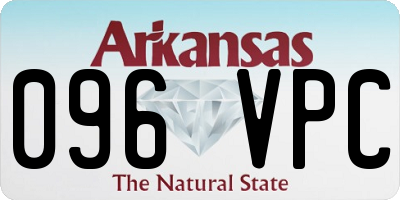 AR license plate 096VPC